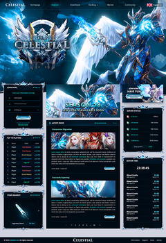 Celestial MU шаблон ігрового сайту