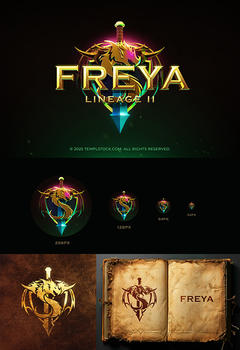 Freya L2 редагуємий ігровий логотип